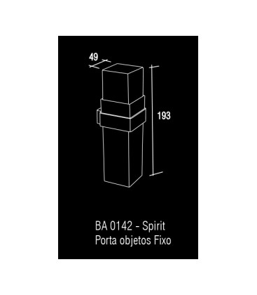 Porta cepillos de pared linea Spirit