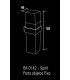 Porta cepillos de pared linea Spirit