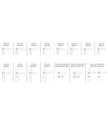 Pestillo metalico linea Basic
