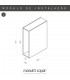 Porta repasadores extraible triple