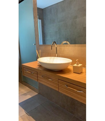 Mueble de baño madera maciza