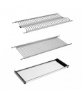 Escurridor de acero inox dos niveles alacena