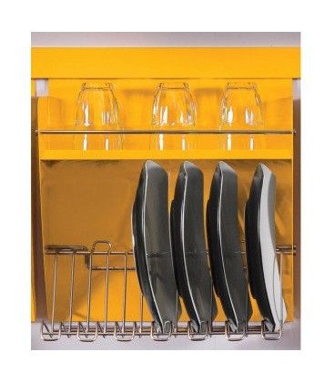 Escurridor acero inox para pared