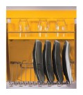 Escurridor acero inox para pared