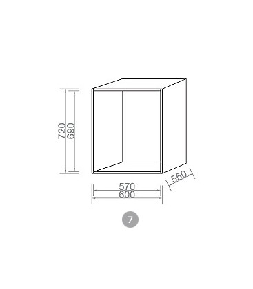 Zapatera con corrediza y amortiguador