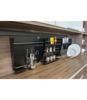 Porta condimentos triple color para barra plana