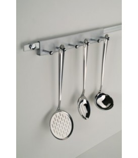 ganchera aluminio para barra plana