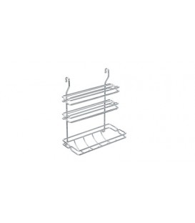 porta rollos triple cromo