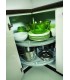 Giratorio 3/4 Cristal line