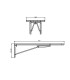 Tabla de planchar de pared plegable