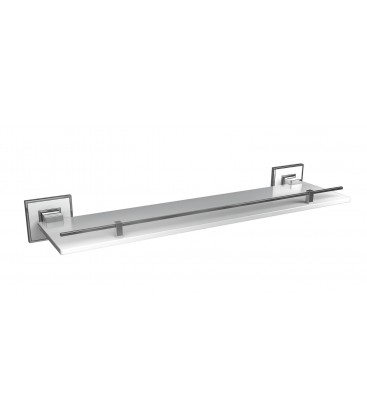 estante acrilico con baranda para baño linea jazz