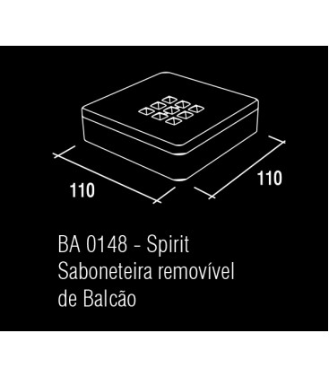 Jabonera de pared linea Spirit