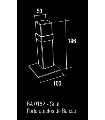 porta objetos de mesada linea Soul