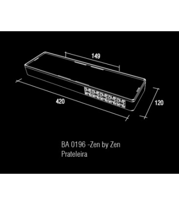 Estante de baño Linea Zen by Zen