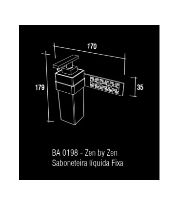 Jabonera liquida de mesada o pared linea Zen by Zen