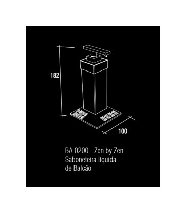 Jabonera liquida de mesada o pared linea Zen by Zen