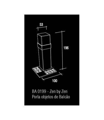 Porta objetos de mesada o pared linea Zen by Zen