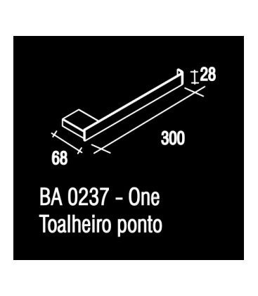 Toallero de mano linea One