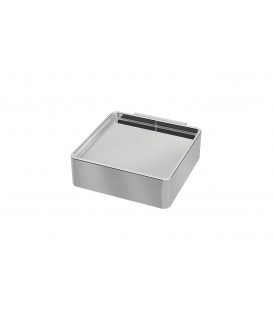 Jabonera de pared linea One acero