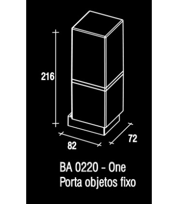 Porta objetos de pared One