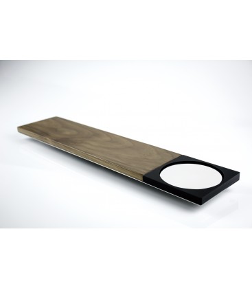 Estante y jabonera de pared madera Linea Wood