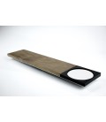 Estante y jabonera de pared madera Linea Wood