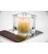 Porta velas para baño de mesada linea wood