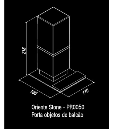 Porta objetos de mesada linea Stone