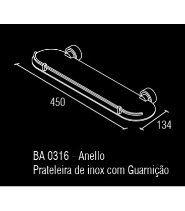 estante acero inox linea Anello