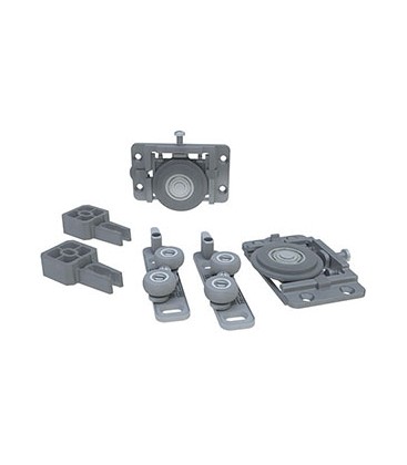 Kit de ruedas para sistema corredizo
