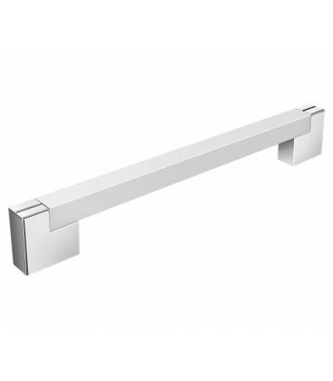 manija barral cuadrado aluminio con puntas brillo en pvc