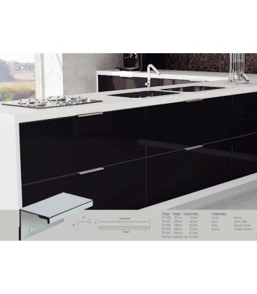 Manija de aplicar por detras de la puerta Linea Sottile