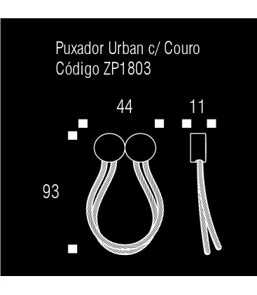 Tirador Urban Metalico