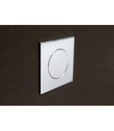 Manija de embutir Tondo o quadro cromo y blanco viejo