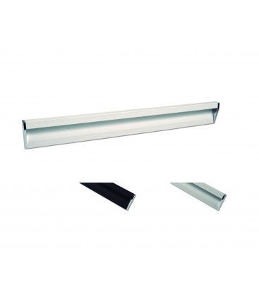 Manija aluminio linea Finto con puntas brillo