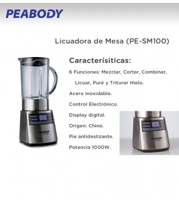 Licuadora Vaso Vidrio