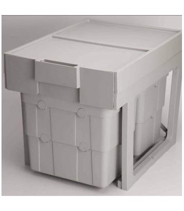 Porta residuos doble en pvc Aleman