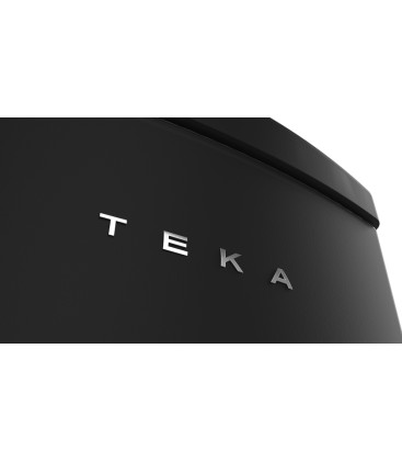 Heladera Retro Teka Negro Mate