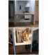 Cocina en mdf laminado con perfil gola