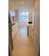 Cocina en mdf laqueado y perfil gola con luz