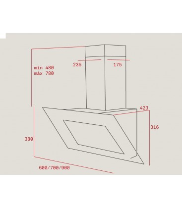 Campana Touch Teka DVT 685