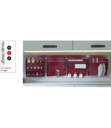 Barra plana para nichos de colores