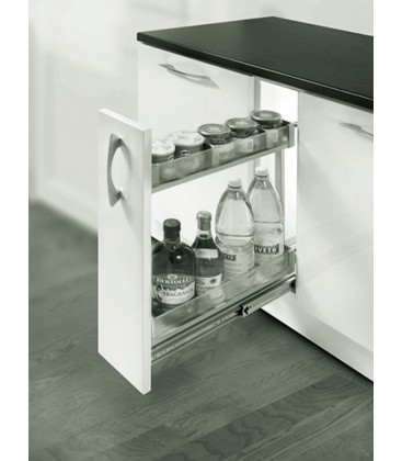 despensa fina Lato cristal vidrio con aluminio