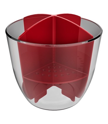Porta cubiertos de mesada PVC