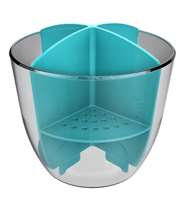 Porta cubiertos de mesada PVC