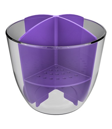 Porta cubiertos de mesada PVC