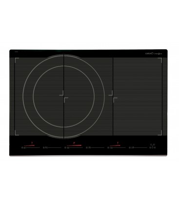 Anafe de induccion cristal negro 750