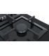 Anafe gas Bosch cristal Negro 4 hornallas