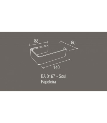 Porta rollos de baño Linea Soul